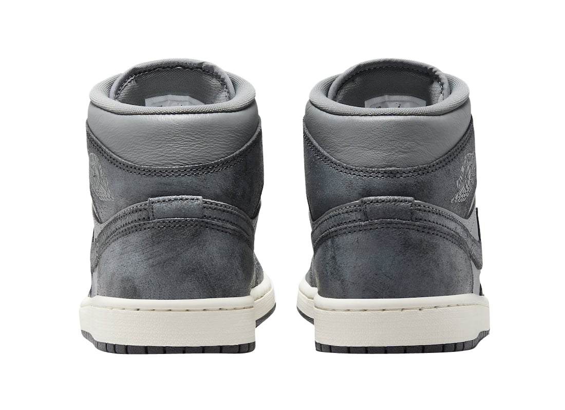 Air Jordan 1 Mid WMNS Smoke Grey - Image 5