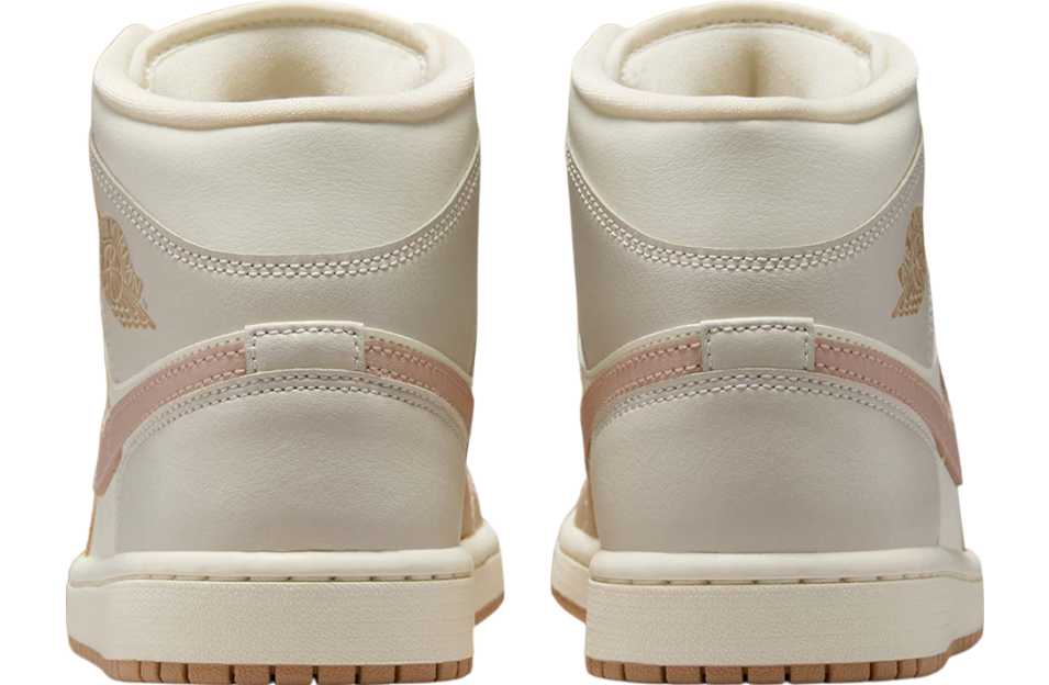 Air Jordan 1 Mid WMNS Tan Toe - Image 4