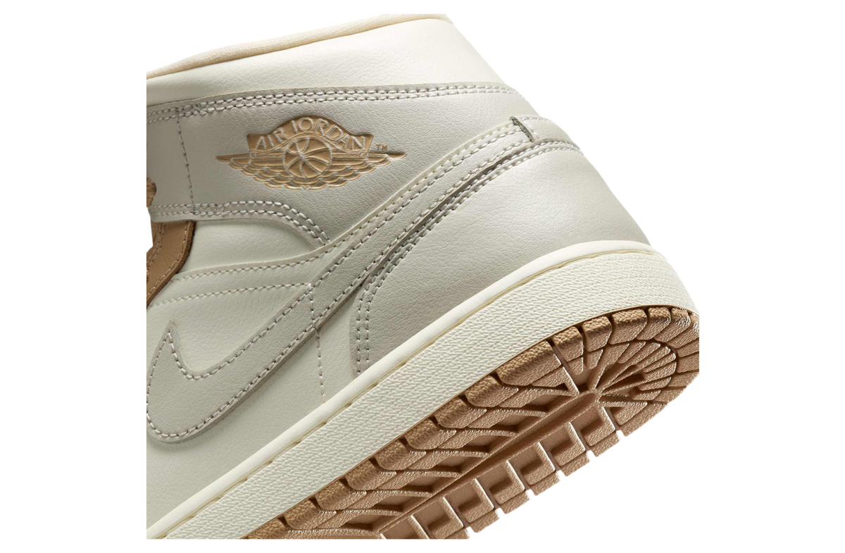 Air Jordan 1 Mid WMNS Tan Toe - Image 7