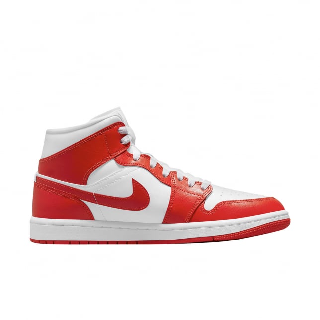 Air Jordan 1 Mid WMNS White Habanero Red - Image 2