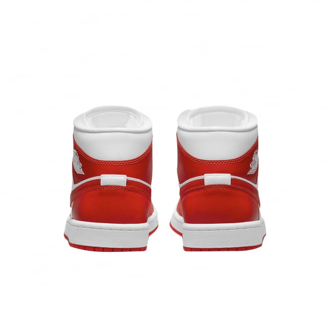 Air Jordan 1 Mid WMNS White Habanero Red - Image 5