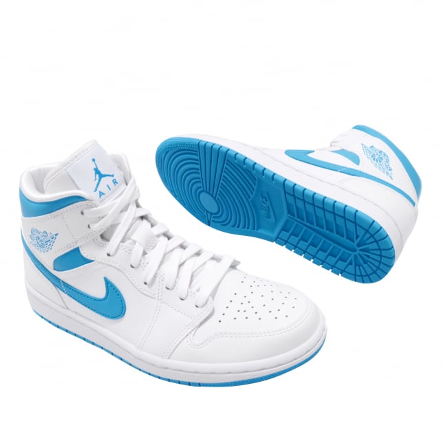 Air Jordan 1 Mid WMNS White Powder Blue - Image 6