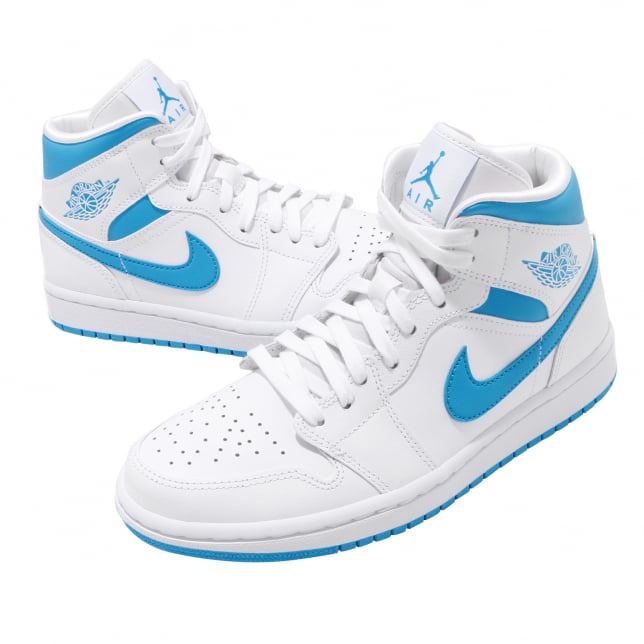 Air Jordan 1 Mid WMNS White Powder Blue - Image 7