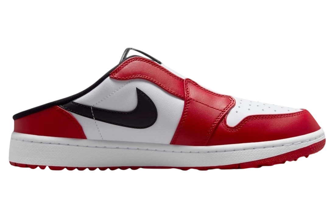 Air Jordan 1 Mule Golf Chicago White / Varsity Red - Image 2