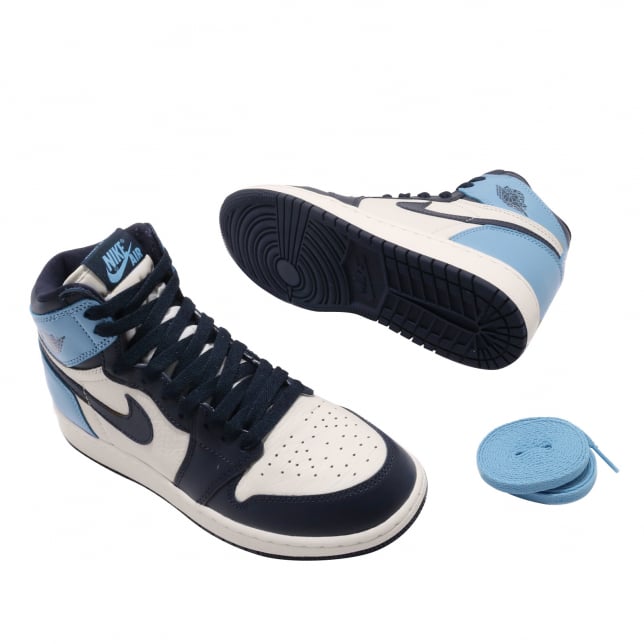 Air Jordan 1 Retro High OG GS Obsidian University Blue - Image 6