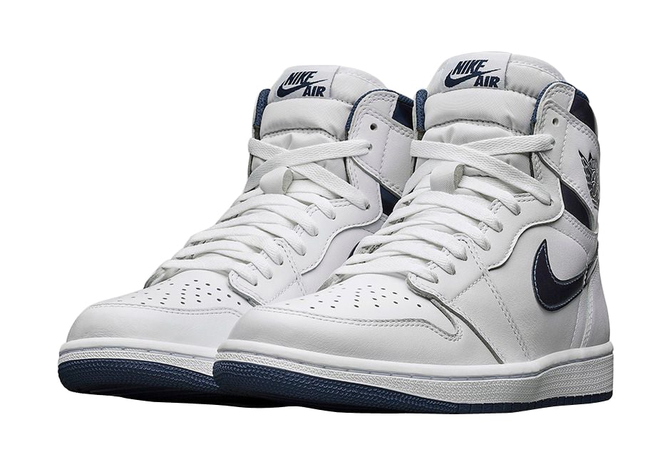 Air Jordan 1 Retro High OG Metallic Navy - Image 2