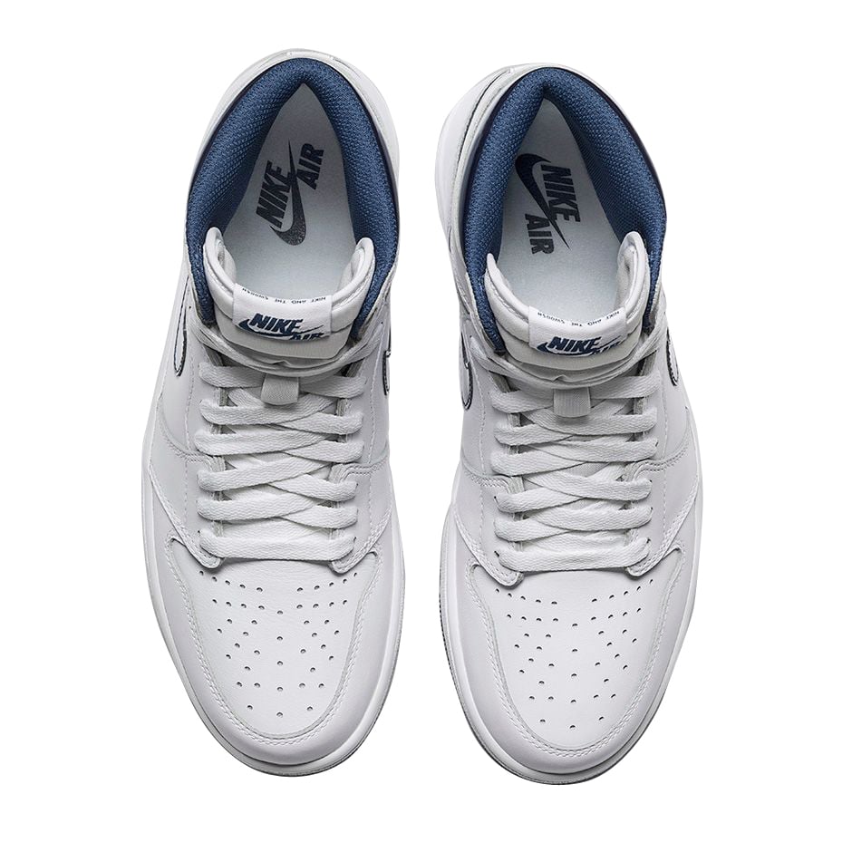Air Jordan 1 Retro High OG Metallic Navy - Image 3
