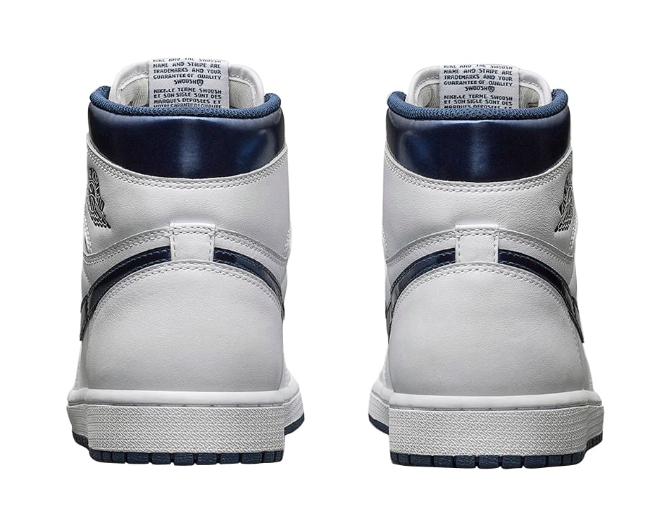 Air Jordan 1 Retro High OG Metallic Navy - Image 4