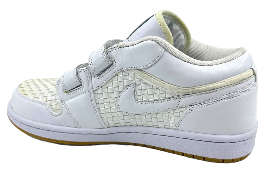 Air Jordan 1 Velcro Premr Low Platinum White / Mtlc Platinum - Image 3