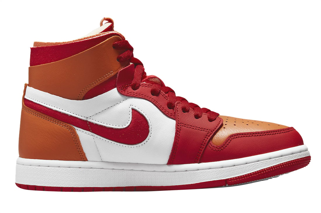 Air Jordan 1 Zoom Comfort Fire Red Hot Curry - Image 3