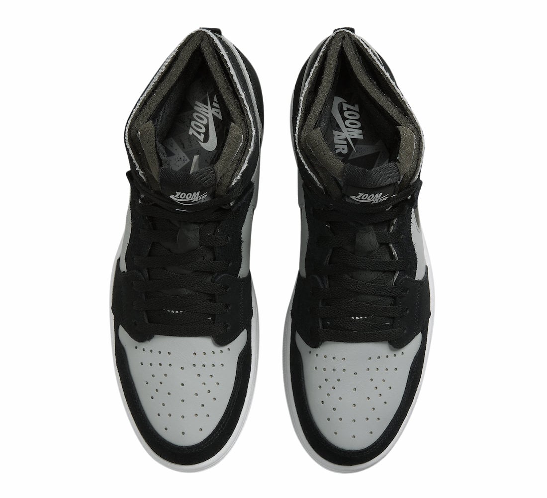 Air Jordan 1 Zoom Comfort Grey Black - Image 4