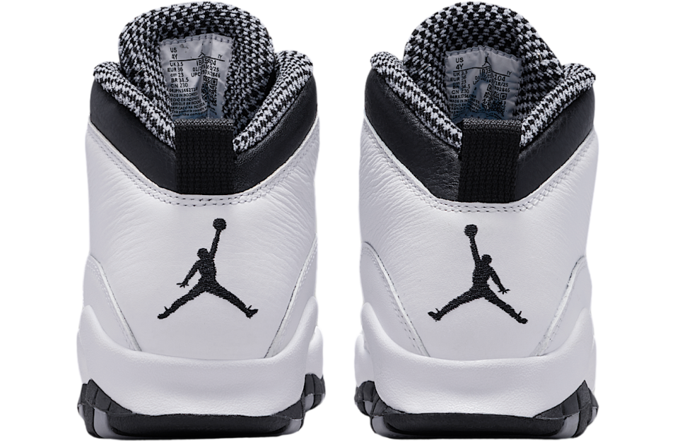 Air Jordan 10 GS White / Light Steel Grey - Image 6