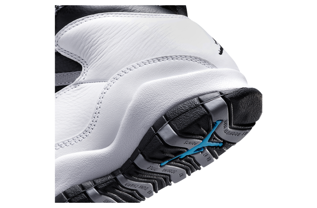 Air Jordan 10 GS White / Light Steel Grey - Image 8