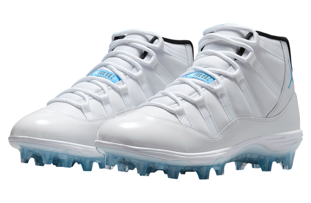 Air Jordan 11 Cleats White / Legend Blue - Image 2