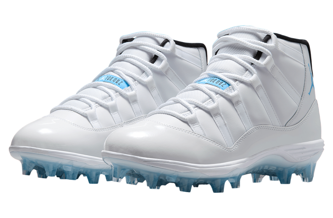 Air Jordan 11 Cleats White / Legend Blue - Image 2