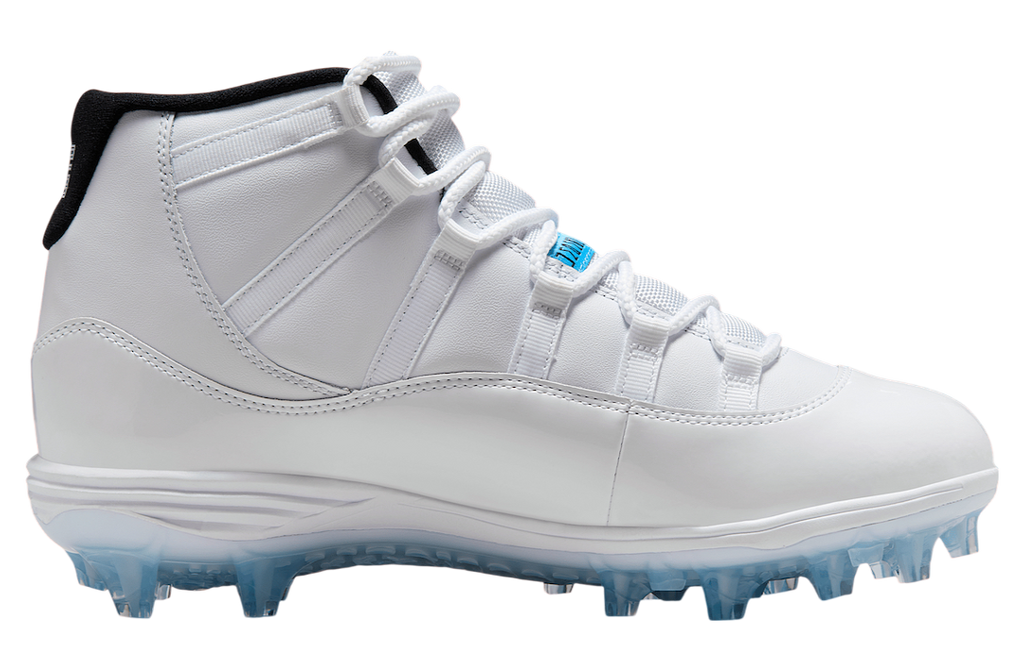 Air Jordan 11 Cleats White / Legend Blue - Image 3