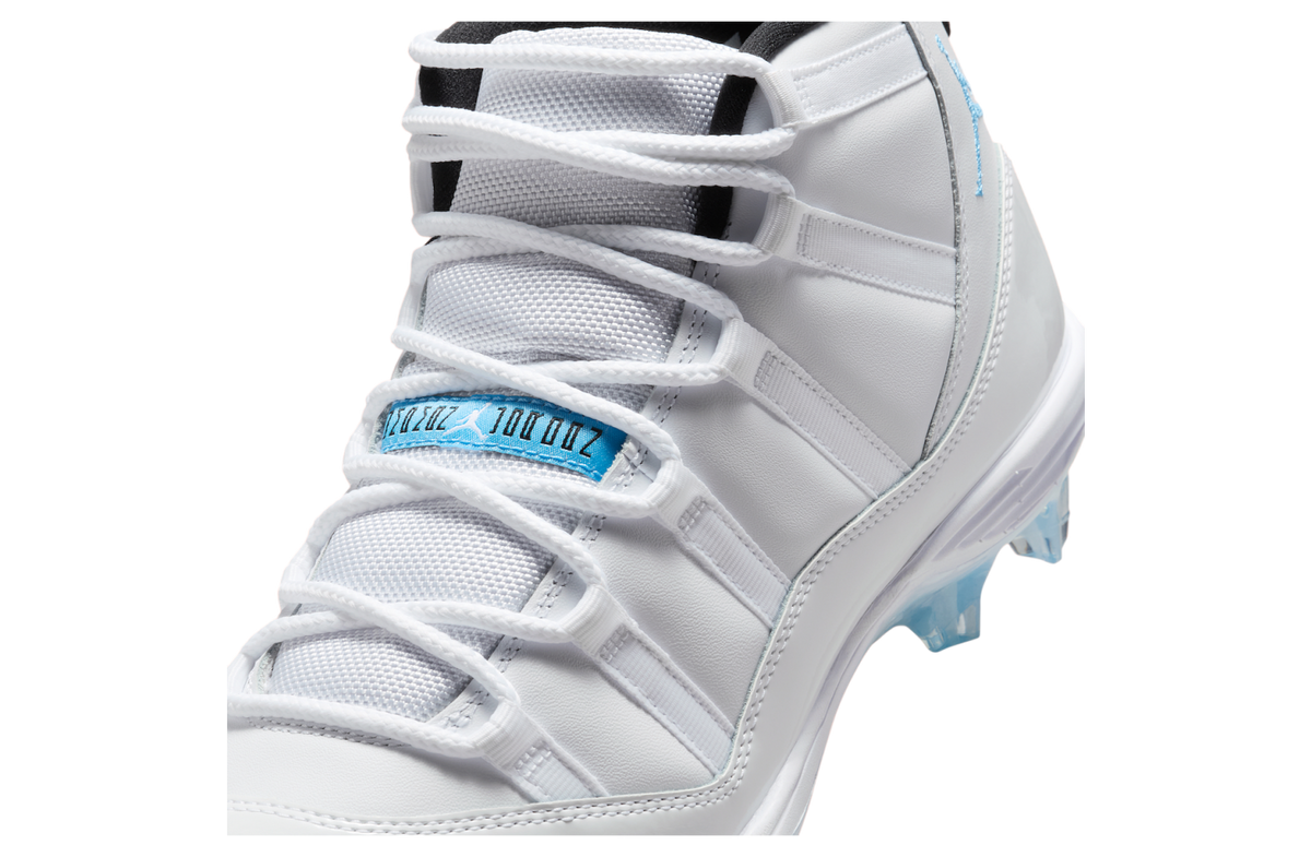 Air Jordan 11 Cleats White / Legend Blue - Image 7