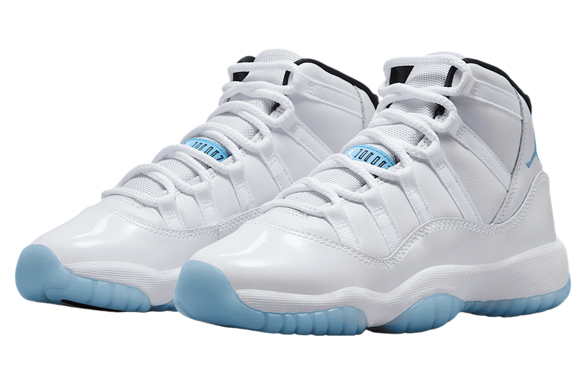 Air Jordan 11 Legend Blue GS White / Black - Image 5