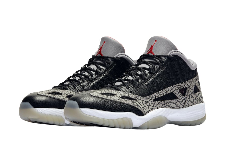 Air Jordan 11 Low IE Black Cement - Image 2