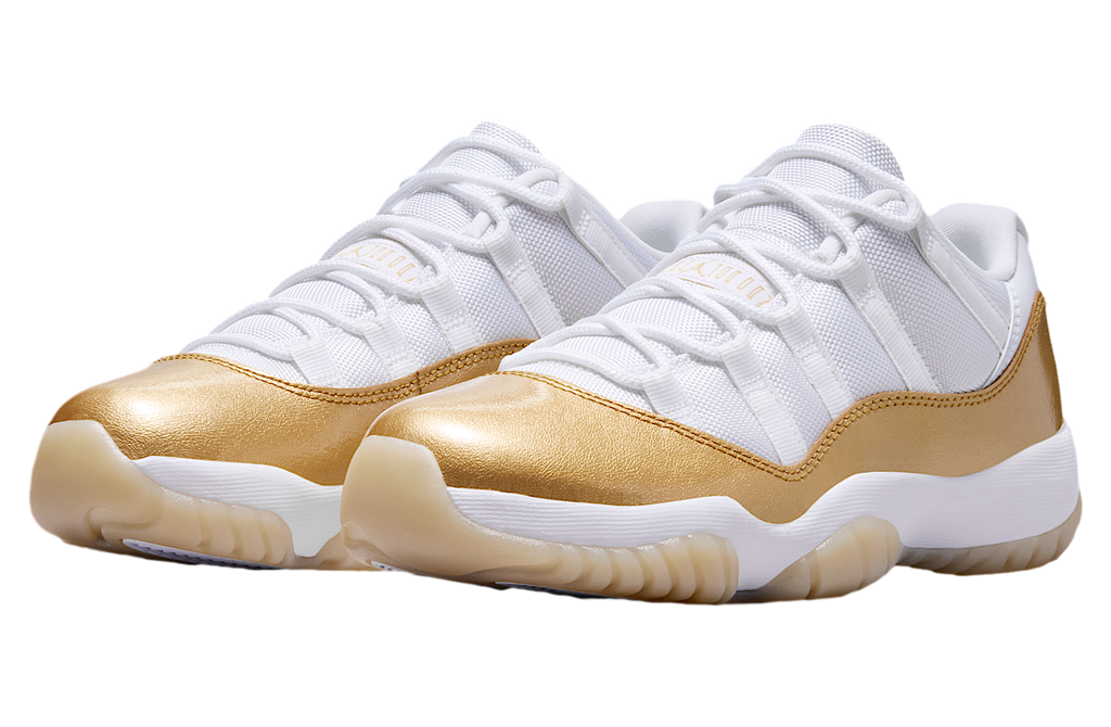 Air Jordan 11 Low White / Metallic Gold - Image 5