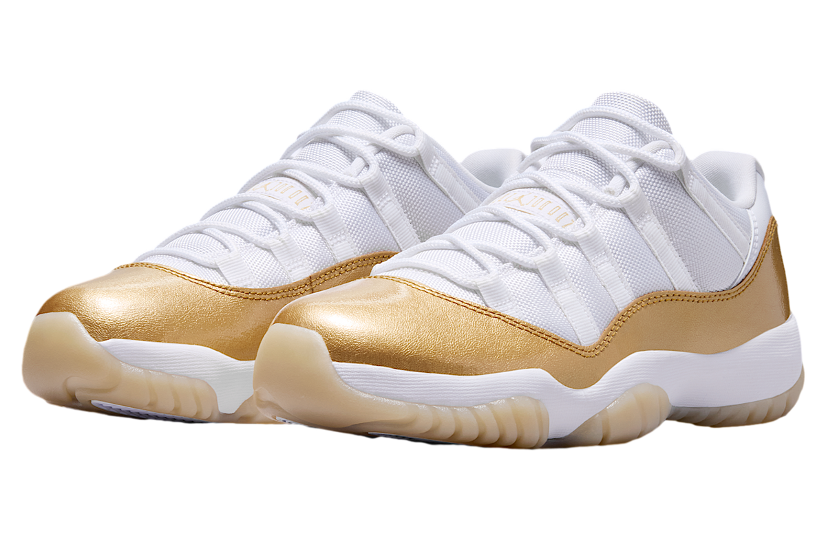 Air Jordan 11 Low White / Metallic Gold - Image 5