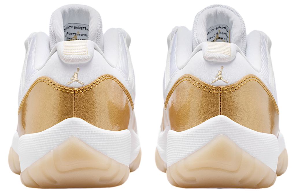 Air Jordan 11 Low White / Metallic Gold - Image 6