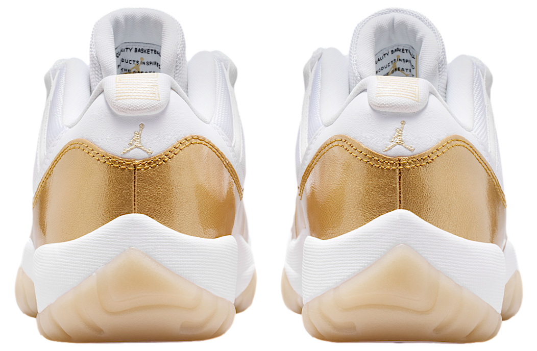 Air Jordan 11 Low White / Metallic Gold - Image 6