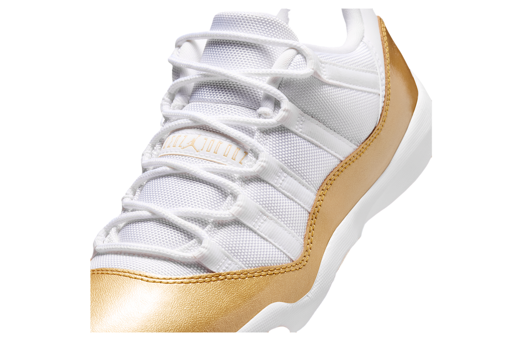 Air Jordan 11 Low White / Metallic Gold - Image 7