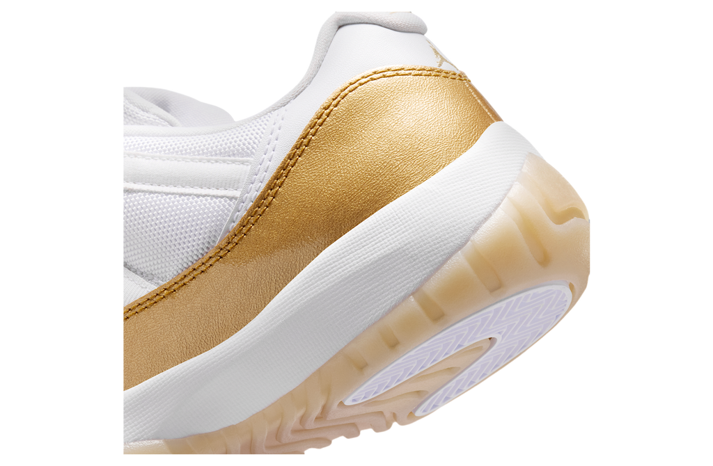 Air Jordan 11 Low White / Metallic Gold - Image 8