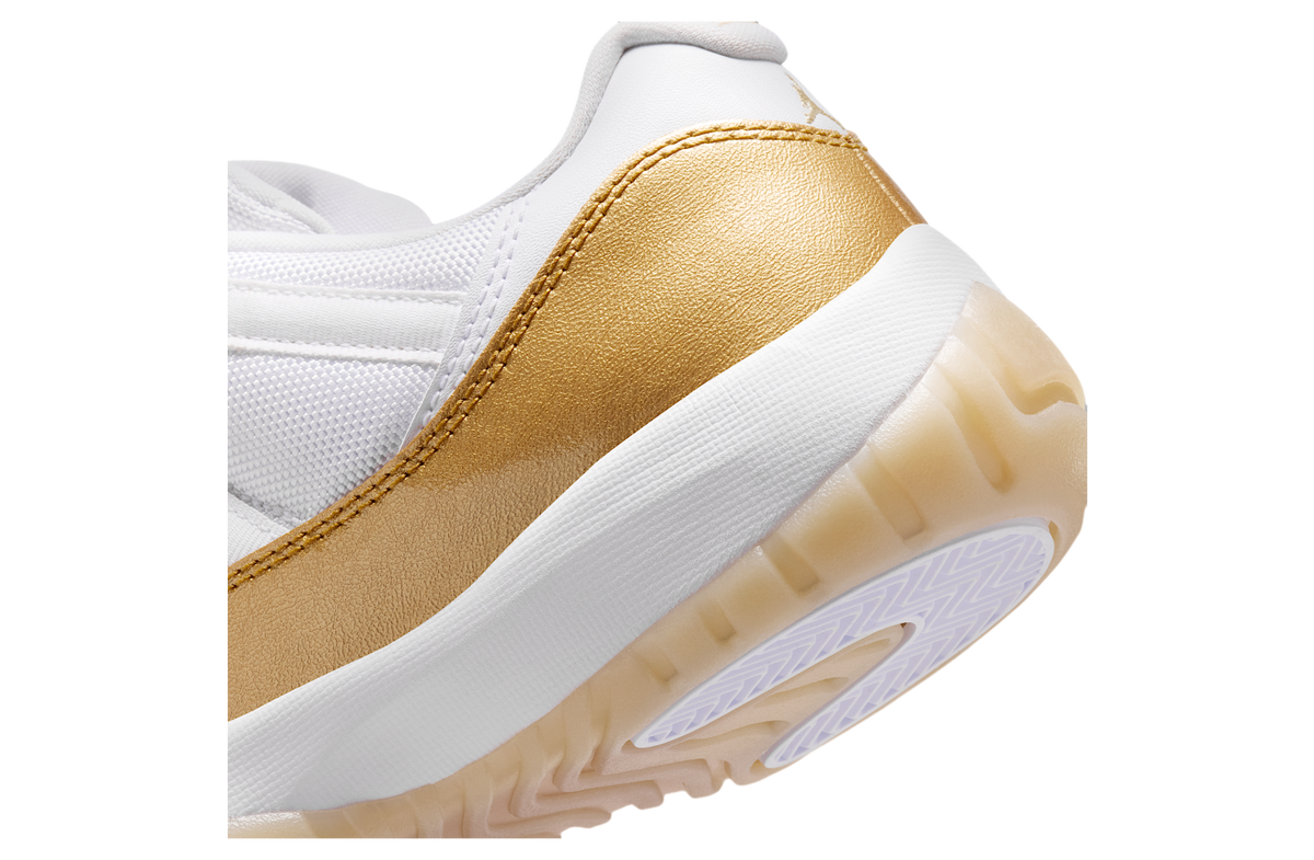 Air Jordan 11 Low White / Metallic Gold - Image 8