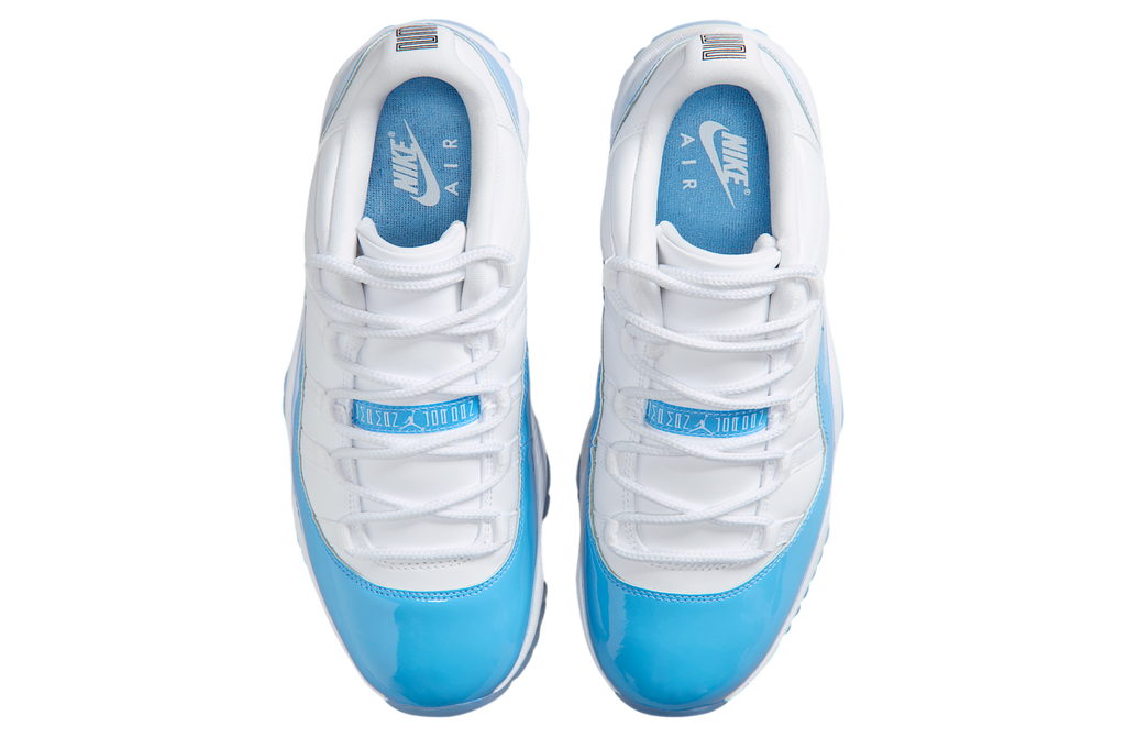 Air Jordan 11 Low White / University Blue - Image 4