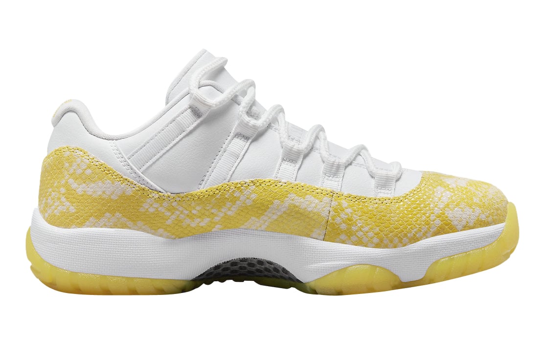 Air Jordan 11 Low WMNS Yellow Snakeskin - Image 3