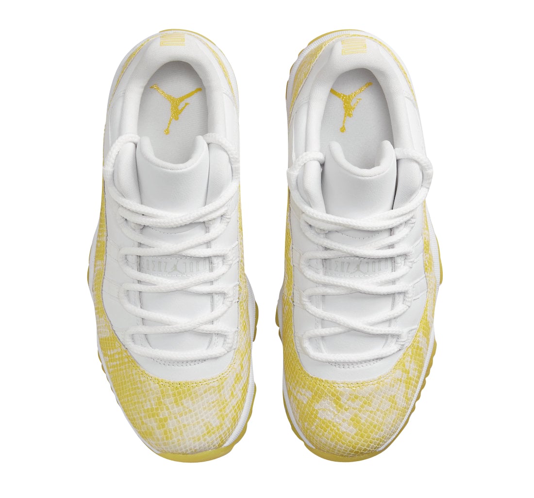 Air Jordan 11 Low WMNS Yellow Snakeskin - Image 4