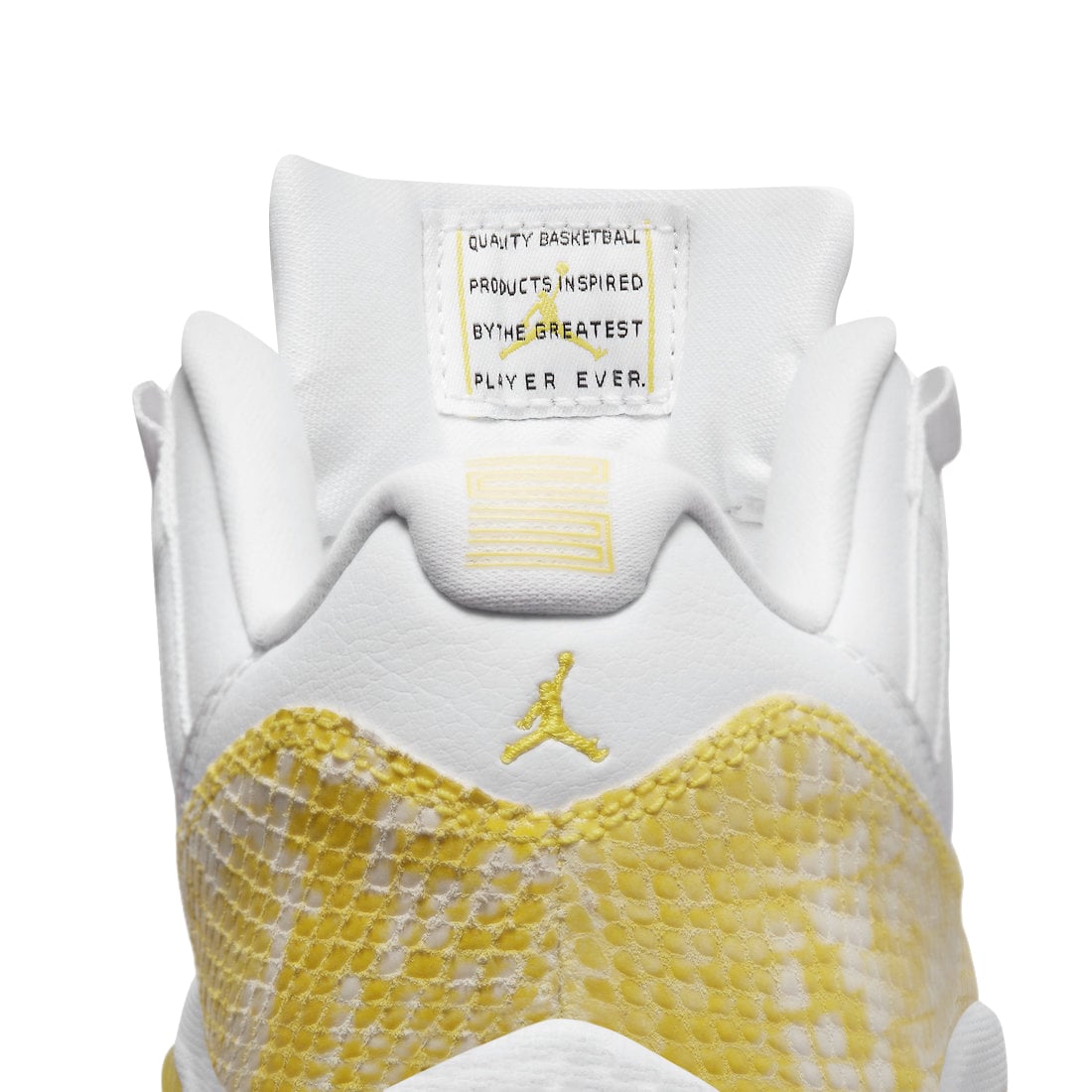 Air Jordan 11 Low WMNS Yellow Snakeskin - Image 9