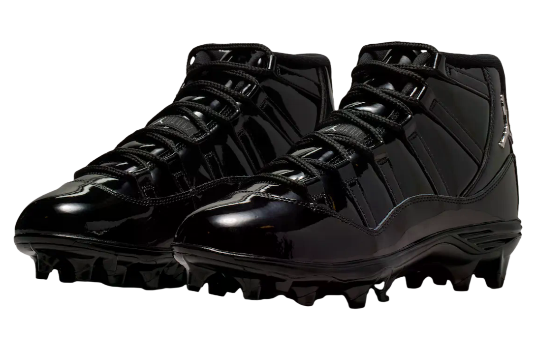Air Jordan 11 TD Black Patent - Image 2