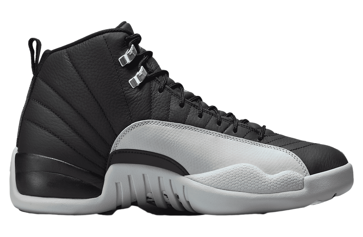 Air Jordan 12 Barons Black Wolf Grey - Image 3