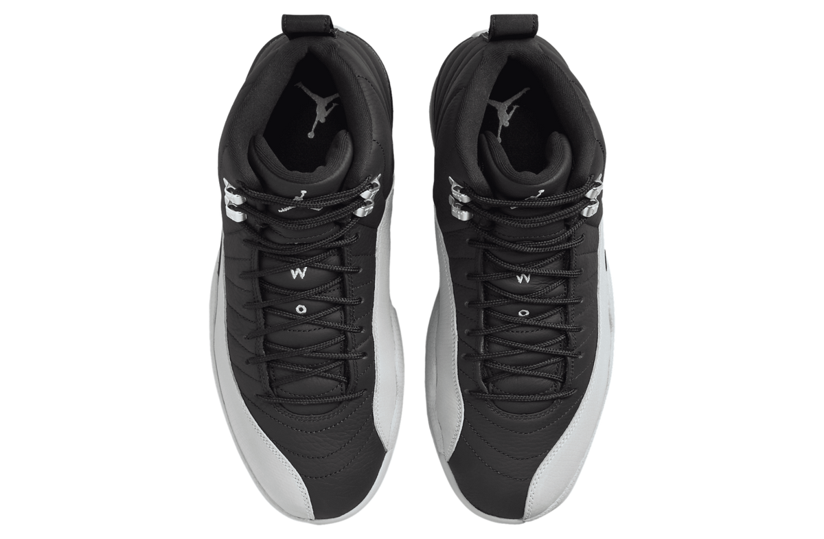 Air Jordan 12 Barons Black Wolf Grey - Image 4