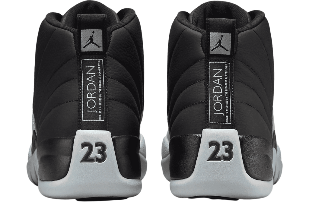 Air Jordan 12 Barons Black Wolf Grey - Image 6