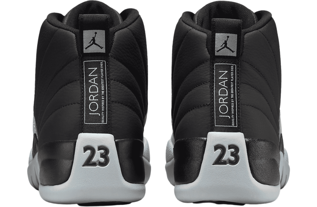 Air Jordan 12 Barons Black Wolf Grey - Image 6