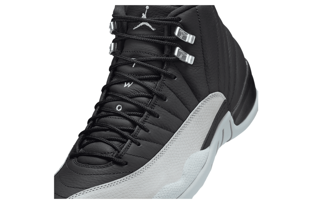 Air Jordan 12 Barons Black Wolf Grey - Image 7