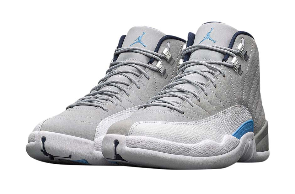 Air Jordan 12 Grey University Blue - Image 2