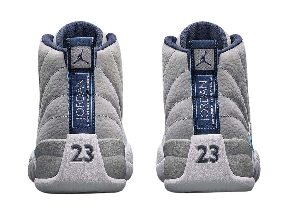 Air Jordan 12 Grey University Blue - Image 4