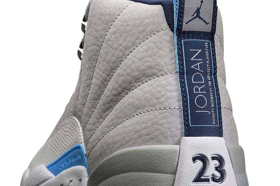 Air Jordan 12 Grey University Blue - Image 6