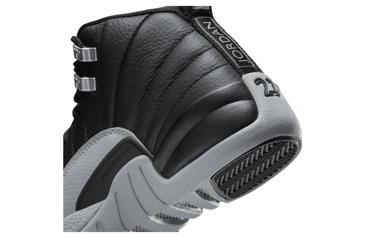 Air Jordan 12 GS Barons Black / Wolf Grey - Image 8