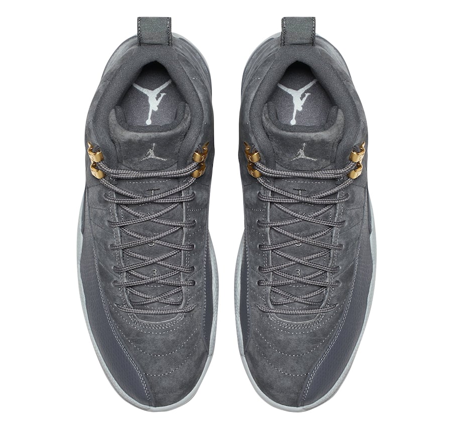 Air Jordan 12 GS Dark Grey - Image 4