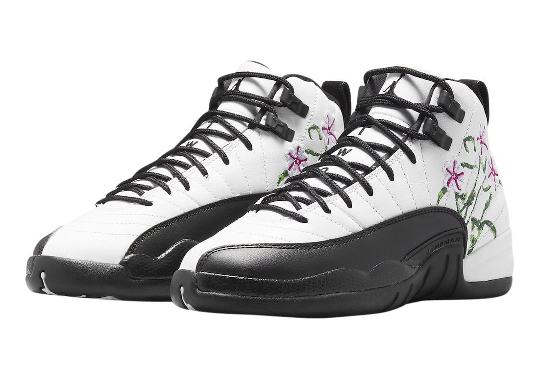 Air Jordan 12 GS Floral - Image 2