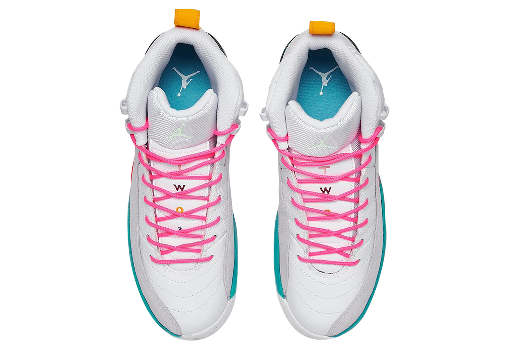 Air Jordan 12 GS White Vapor Green - Image 3