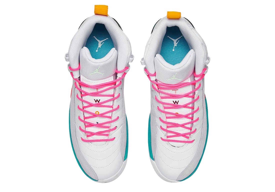Air Jordan 12 GS White Vapor Green - Image 3