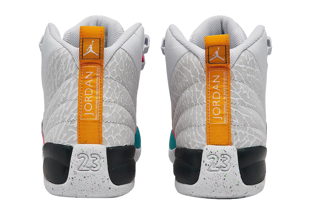 Air Jordan 12 GS White Vapor Green - Image 4