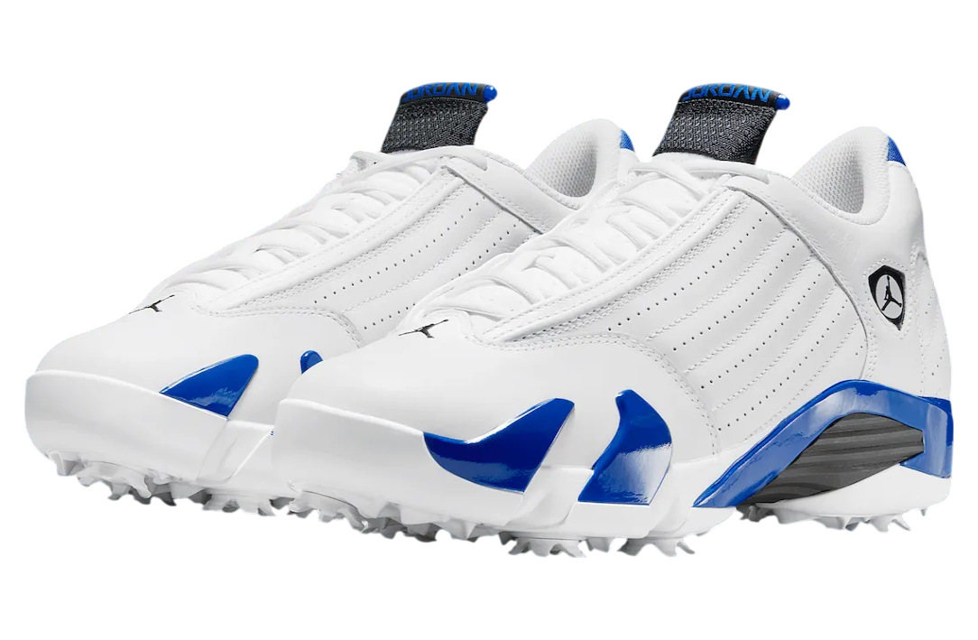 Air Jordan 14 Golf White / Hyper Royal - Image 2